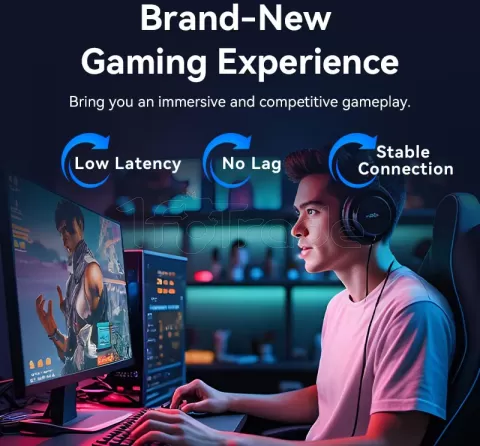 Photo de Câble/Cordon réseau RJ45 Vention Catégorie 8 SSTP (S/FTP) 10m (Noir)