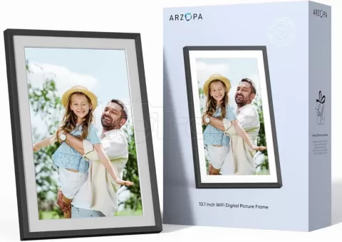 Photo de Cadre photo Numérique Connecté Arzopa P101W 10" (Noir)
