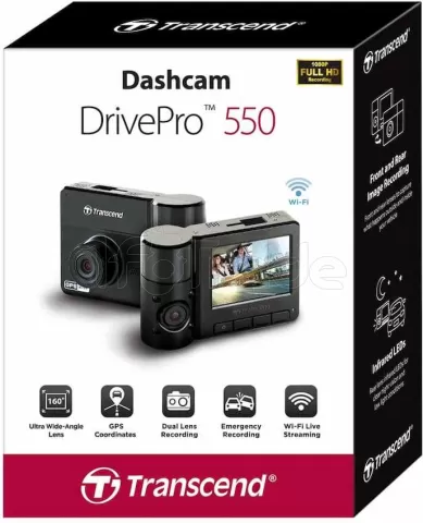 Photo de Caméra embarquée Transcend DrivePro 550 Quad HD