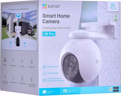 Photo de Caméra extérieur IP Ezviz H8 Pro 2K (Blanc)