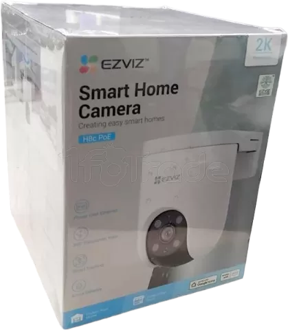 Photo de Caméra extérieure Ezviz H8c PoE 2K (Blanc)