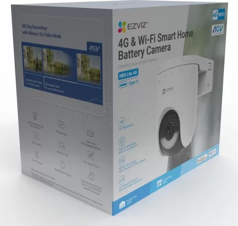 Photo de Caméra extérieure Ezviz HB8 Lite 4G 2K
