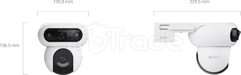 Photo de Caméra extérieure Ezviz Kit HB90x Double Objectif 4G (Blanc)