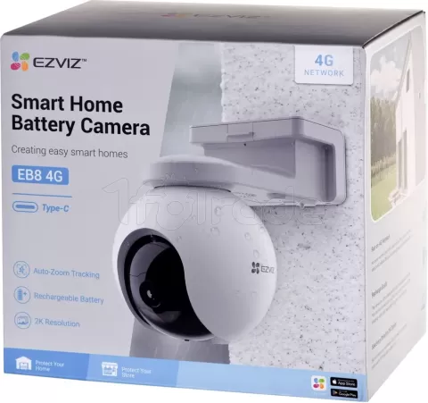 Photo de Caméra extérieure IP Ezviz EB8 4G 2K (Blanc)