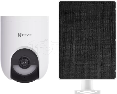 Photo de Caméra extérieure IP Ezviz HB8 Lite 4G avec panneau solaire (Blanc)