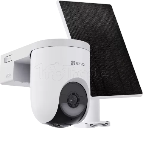 Photo de Caméra extérieure IP Ezviz HB8 Lite avec panneau solaire 5W (Blanc)