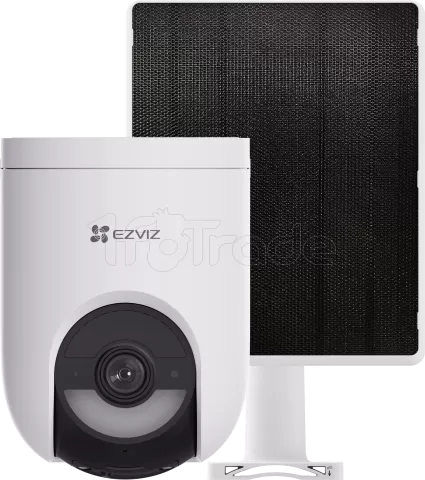 Photo de Caméra extérieure IP Ezviz HB8 Lite avec panneau solaire 5W (Blanc)