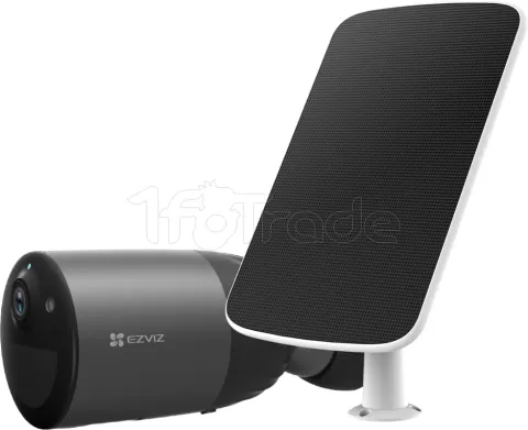Photo de Caméra intérieur Ezviz BC1C 4K  avec panneau solaire (Noir)