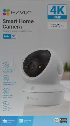 Photo de Caméra intérieur Ezviz H6c G1 4K (Blanc)