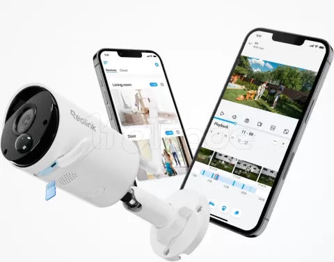 Photo de Caméra IP extérieur Reolink Argus B320 avec panneau solaire