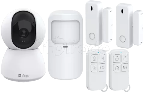 Photo de Caméra IP intérieur  Konyks Pack Sécurité KO338690 (Blanc)