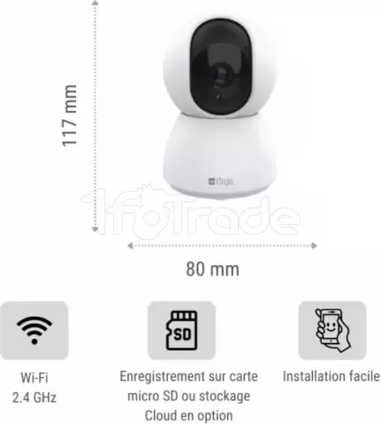 Photo de Caméra IP intérieur  Konyks Pack Sécurité KO338690 (Blanc)