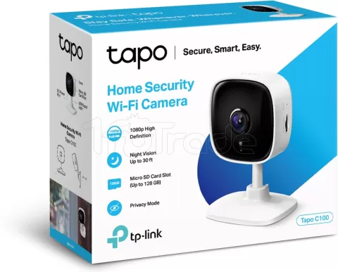 Photo de Caméra IP intérieur TP-Link Tapo C100 Wifi - IR 9m (Blanc)