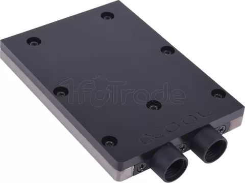 Photo de Carte Controleur PCIe 3.0 4x Alphacool Eisblock HDX-3 avec Waterblock pour NVMe M.2