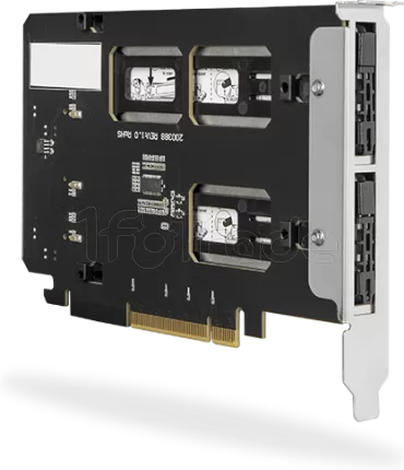 Photo de Carte Controleur PCIe 4.0 Icy Dock ToughArmor MB842MP-B pour 2x M.2 NVMe amovibles