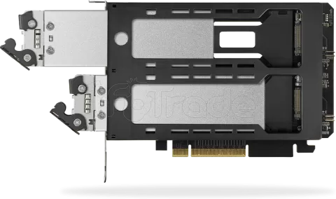 Photo de Carte Controleur PCIe 4.0 Icy Dock ToughArmor MB842MP-B pour 2x M.2 NVMe amovibles