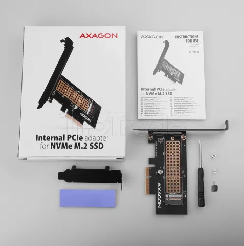 Photo de Carte Controleur PCIe Axagon PCEM2-N - M.2 NVMe