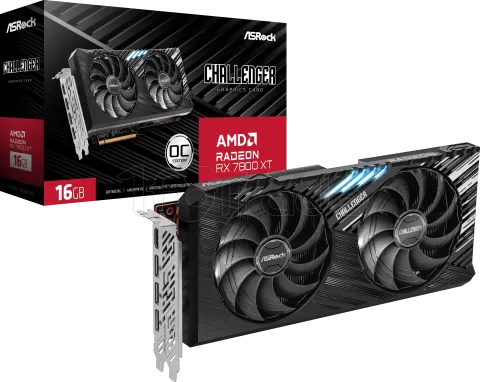 Photo de Carte Graphique AMD ASRock Radeon RX 7800 XT Challenger OC 16Go