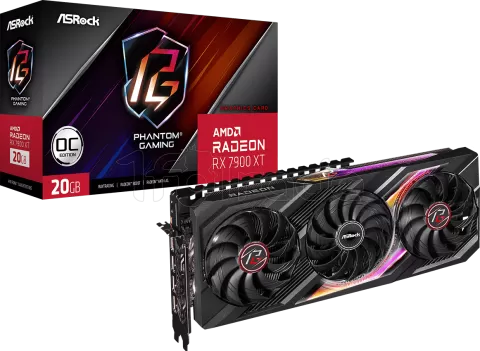 Photo de Carte Graphique AMD ASRock Radeon RX 7900 XT Phantom Gaming OC 20Go