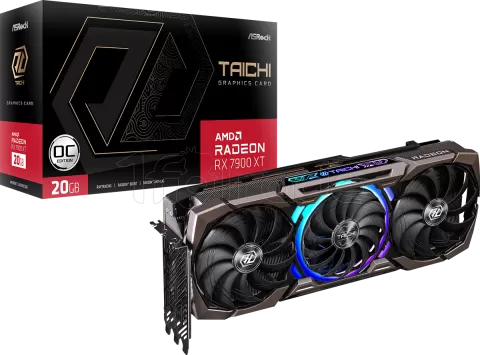Photo de Carte Graphique AMD ASRock Radeon RX 7900 XT Taichi OC 20Go