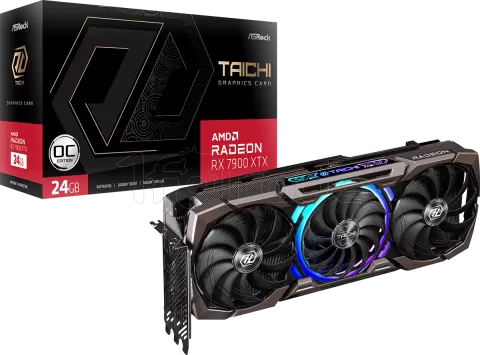 Photo de Carte Graphique AMD ASRock Radeon RX 7900 XTX Taichi OC 24Go