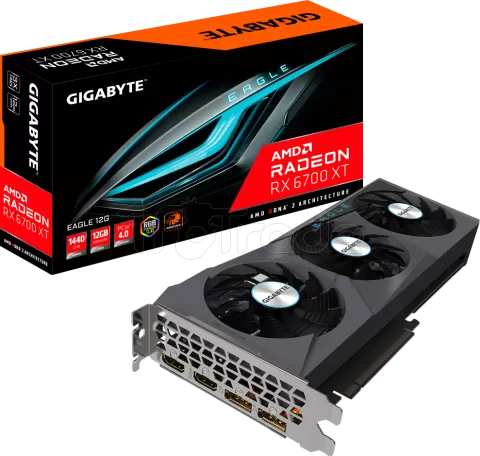 Photo de Carte Graphique AMD Gigabyte Radeon RX 6700 XT Eagle 12Go