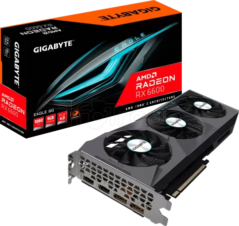 Photo de Carte Graphique AMD Gigabyte Radeon RX6600 Eagle 8Go