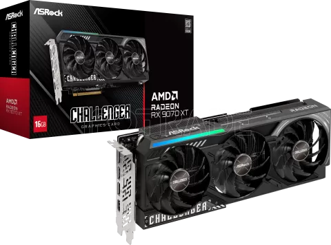 Photo de Carte Graphique ASRock Radeon RX 9070 XT Challenger 16Go