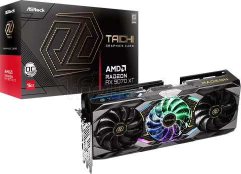 Photo de Carte Graphique ASRock Radeon RX 9070 XT Taichi OC