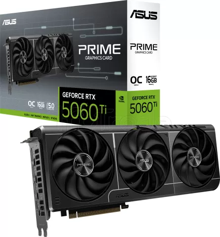 Photo de Carte Graphique Asus GeForce RTX 5060 Ti Prime OC 16Go