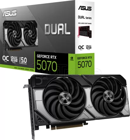 Photo de Carte Graphique Asus GeForce RTX 5070 Dual OC