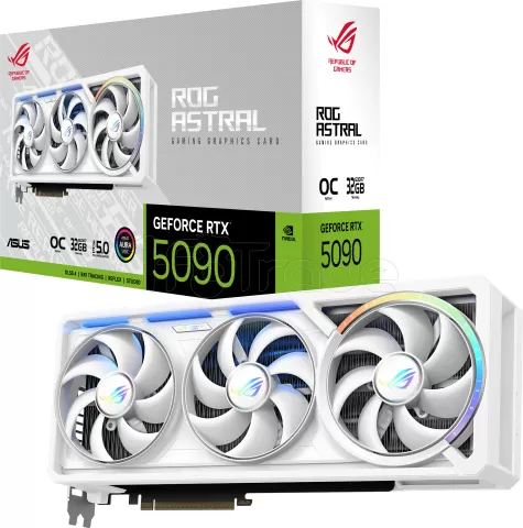 Photo de Carte Graphique Asus GeForce RTX 5090 Rog Astral White OC