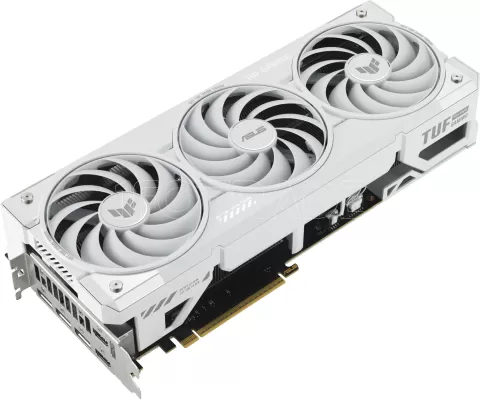 Photo de Carte Graphique Asus Tuf Gaming GeForce RTX 5070 Ti 16Go (Blanc)