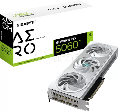 Photo de Carte Graphique Gigabyte GeForce RTX 5060 Ti Aero OC 16Go