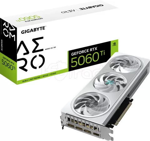 Photo de Carte Graphique Gigabyte GeForce RTX 5060 Ti Aero OC 8Go
