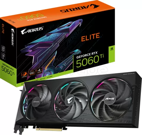 Photo de Carte Graphique Gigabyte GeForce RTX 5060 Ti Aorus Elite 16Go