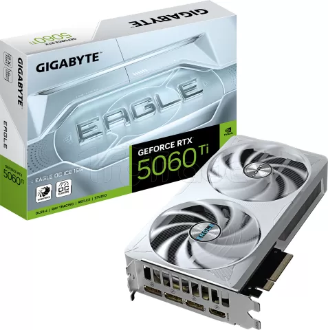 Photo de Carte Graphique Gigabyte GeForce RTX 5060 Ti Eagle OC Ice 16Go