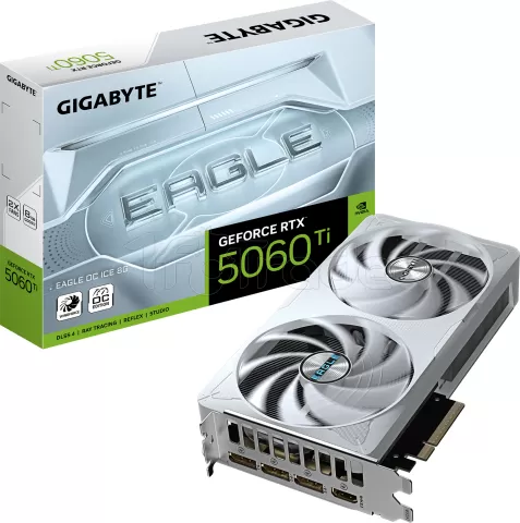Photo de Carte Graphique Gigabyte GeForce RTX 5060 Ti Eagle OC Ice 8Go