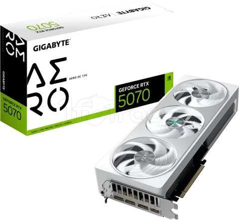 Photo de Carte Graphique Gigabyte GeForce RTX 5070 Aero OC