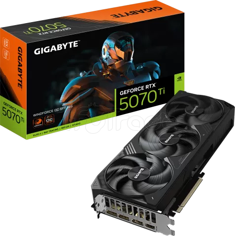 Photo de Carte Graphique Gigabyte GeForce RTX 5070 Ti Windforce OC SFF