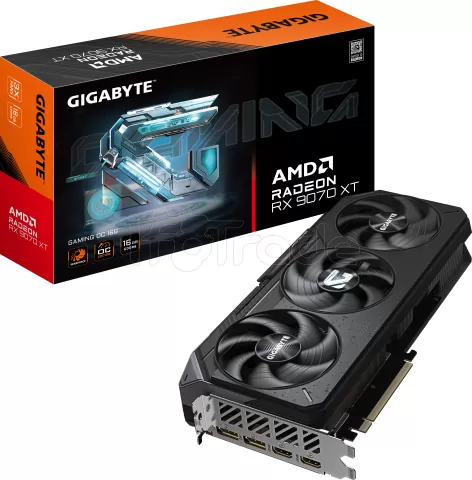 Photo de Carte Graphique Gigabyte Radeon RX 9070 XT Gaming OC