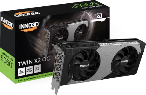 Photo de Carte Graphique Inno3D GeForce RTX 5060 Ti Twin X2 8Go