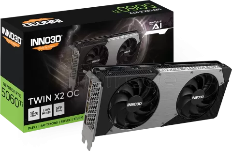Photo de Carte Graphique Inno3D GeForce RTX 5060 Ti Twin X2 OC 16Go