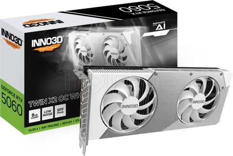 Photo de Carte Graphique Inno3D GeForce RTX 5060 Twin X2 OC White