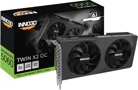 Photo de Carte Graphique Inno3D GeForce RTX 5060 Twin X2 OC