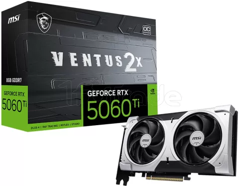 Photo de Carte Graphique MSI GeForce RTX 5060 Ti Ventus 2X OC Plus 8Go
