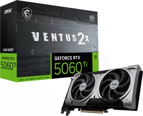 Photo de Carte Graphique MSI GeForce RTX 5060 Ti Ventus 2X Plus OC 16Go