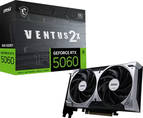 Photo de Carte Graphique MSI GeForce RTX 5060 Ventus 2X OC 8Go