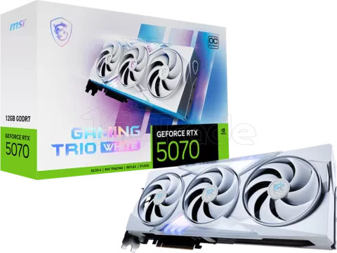 Photo de Carte Graphique MSI GeForce RTX 5070 Gaming Trio OC White