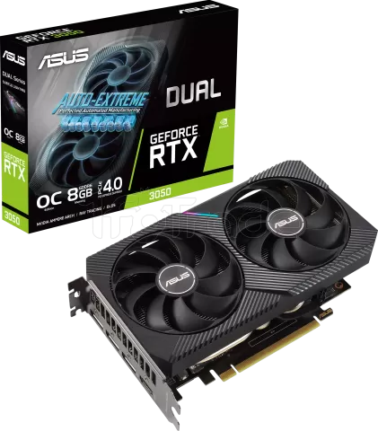 Photo de Carte Graphique Nvidia Asus GeForce RTX 3050 Dual OC LHR 8Go